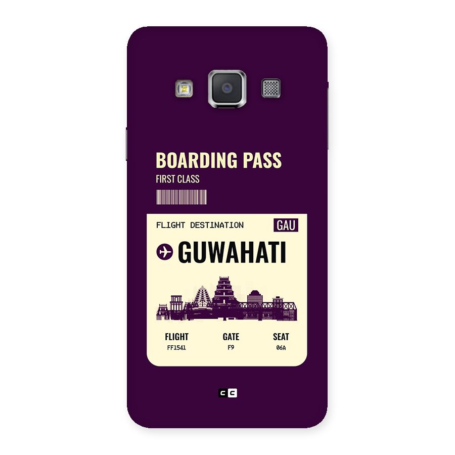 Guwahati Boarding Pass Back Case for Galaxy A3
