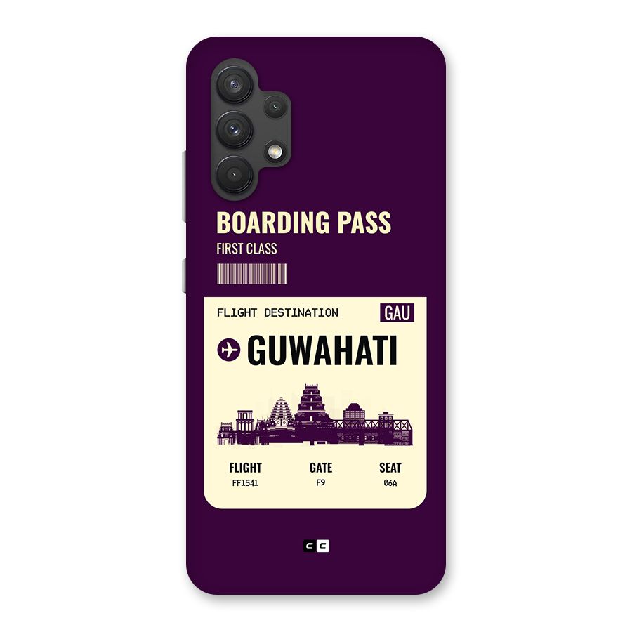 Guwahati Boarding Pass Back Case for Galaxy A32
