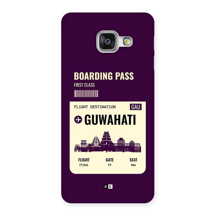 Guwahati Boarding Pass Back Case for Galaxy A3 (2016)