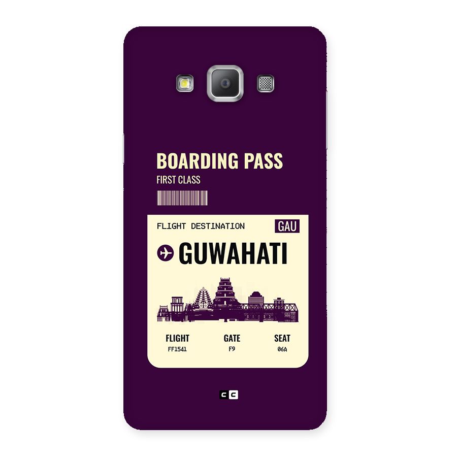 Guwahati Boarding Pass Back Case for Galaxy A7