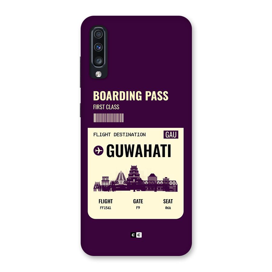 Guwahati Boarding Pass Back Case for Galaxy A70