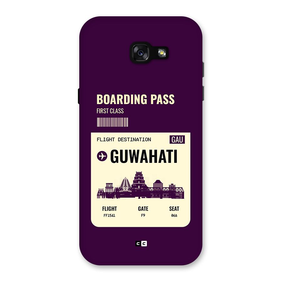 Guwahati Boarding Pass Back Case for Galaxy A7 (2017)