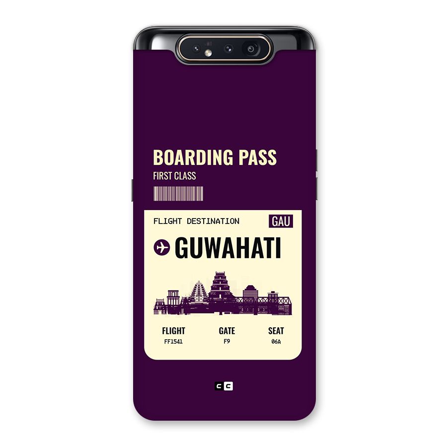 Guwahati Boarding Pass Back Case for Galaxy A80