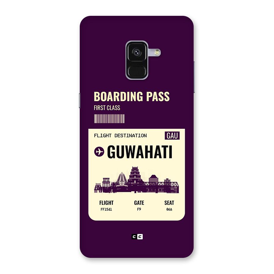 Guwahati Boarding Pass Back Case for Galaxy A8 Plus
