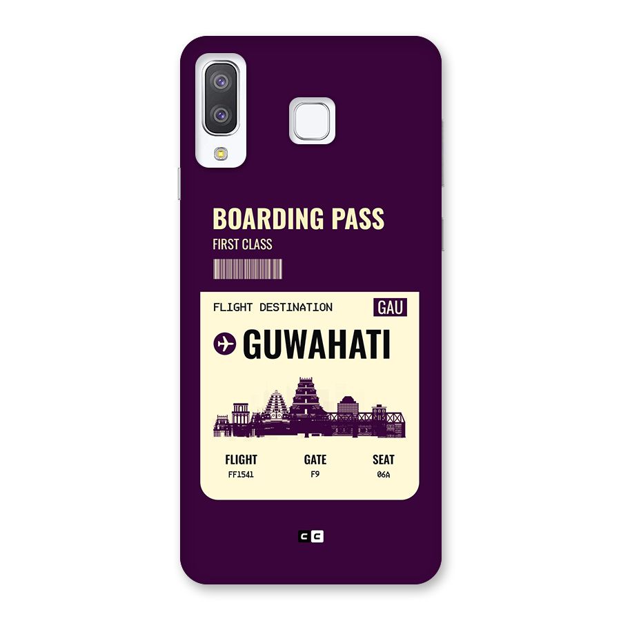 Guwahati Boarding Pass Back Case for Galaxy A8 Star