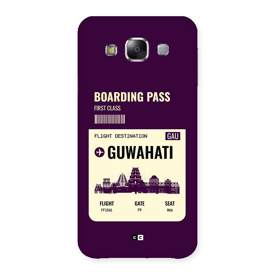 Guwahati Boarding Pass Back Case for Galaxy E5