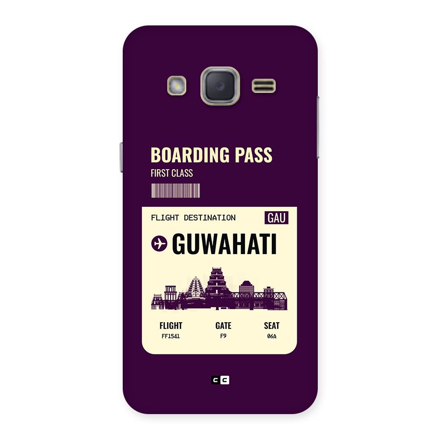 Guwahati Boarding Pass Back Case for Galaxy J2