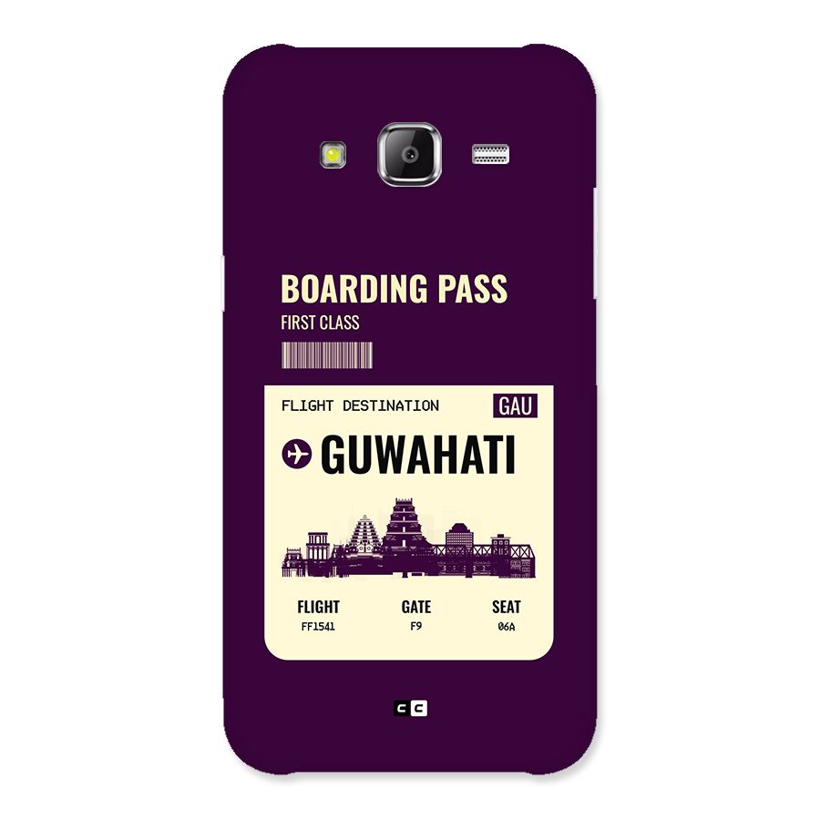 Guwahati Boarding Pass Back Case for Galaxy J2 Prime