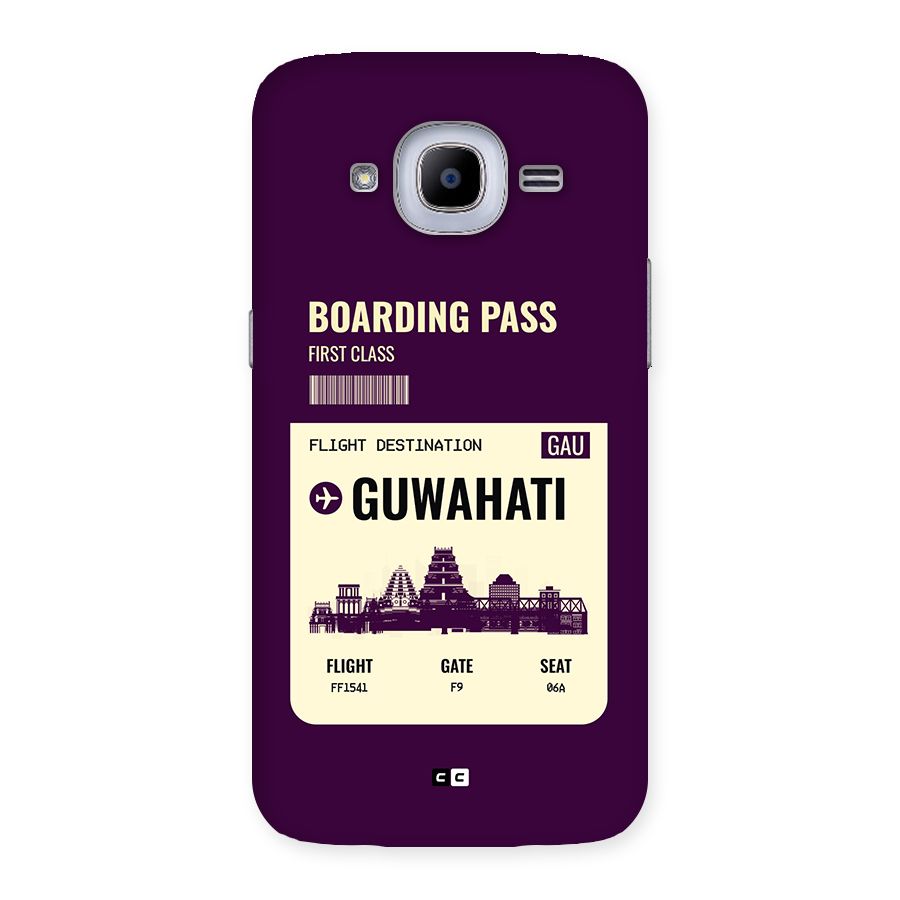 Guwahati Boarding Pass Back Case for Galaxy J2 Pro