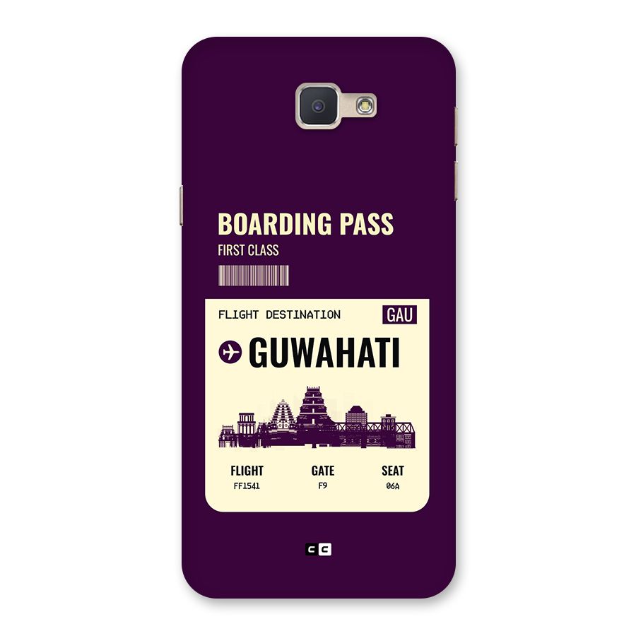 Guwahati Boarding Pass Back Case for Galaxy J5 Prime