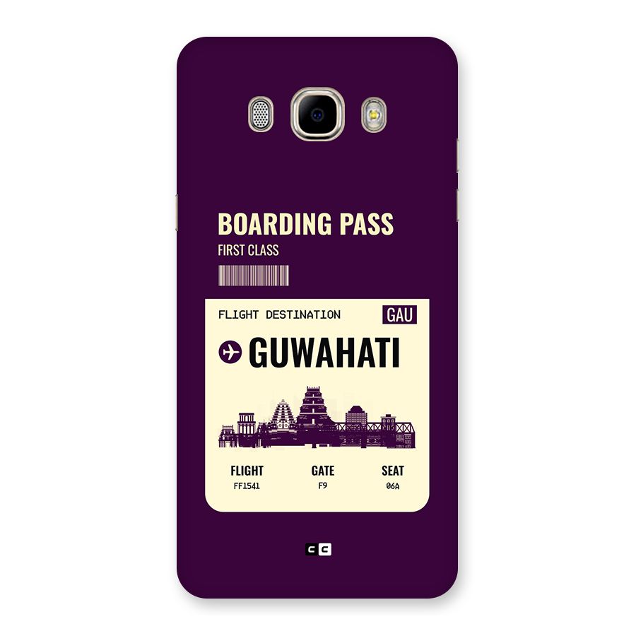 Guwahati Boarding Pass Back Case for Galaxy J7 2016