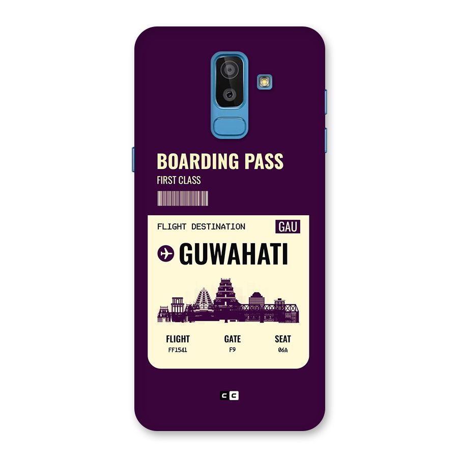 Guwahati Boarding Pass Back Case for Galaxy J8