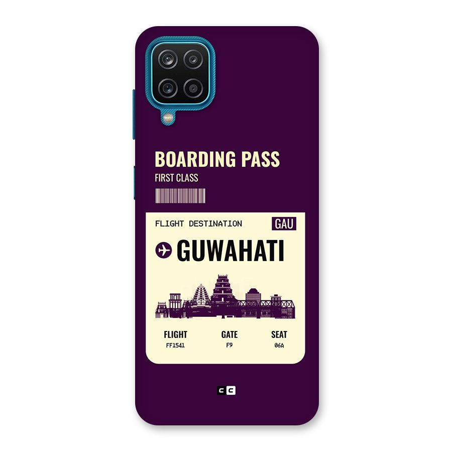 Guwahati Boarding Pass Back Case for Galaxy M12
