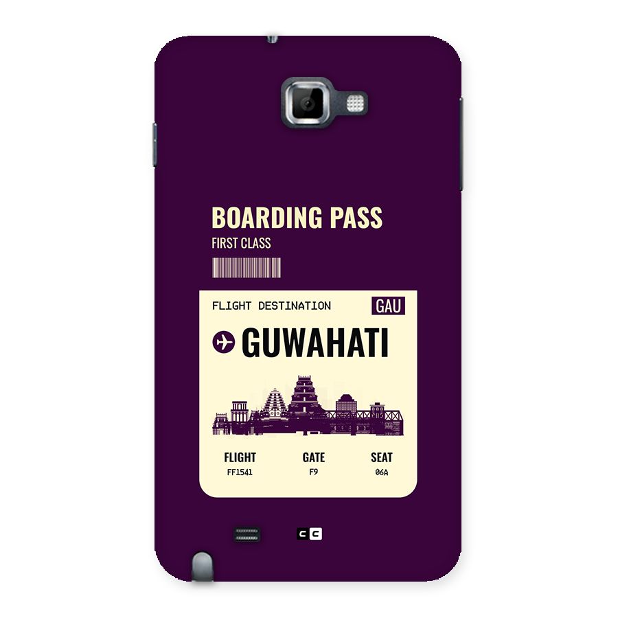 Guwahati Boarding Pass Back Case for Galaxy Note