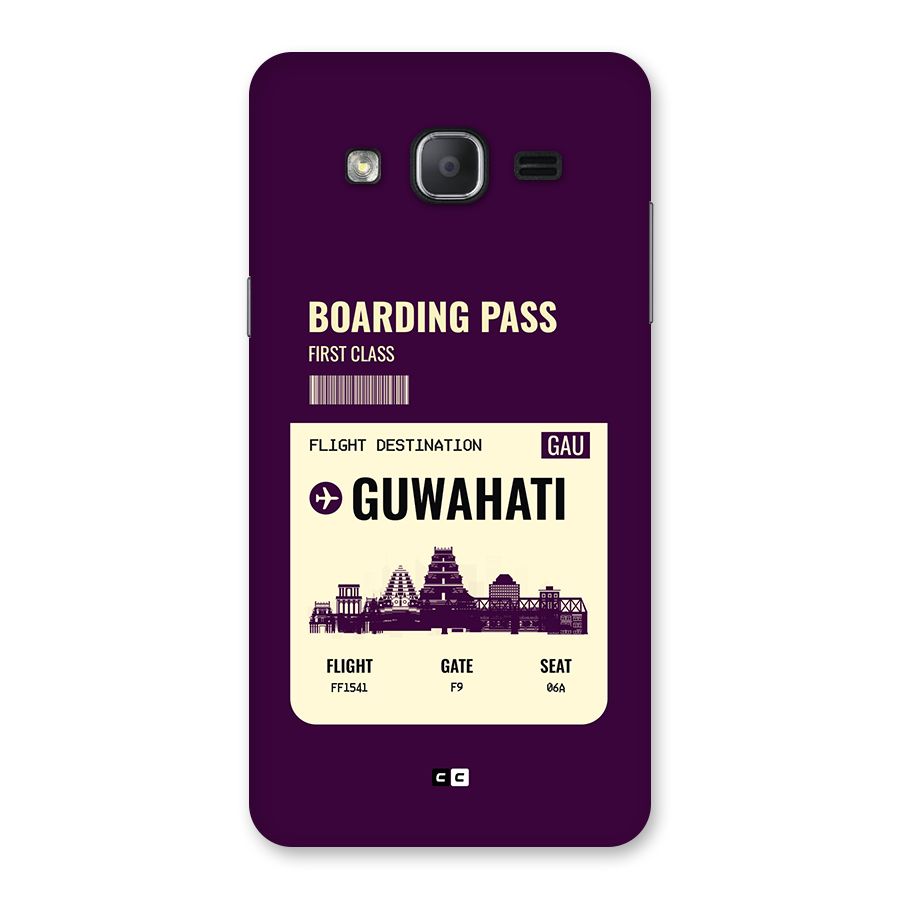 Guwahati Boarding Pass Back Case for Galaxy On7 Pro