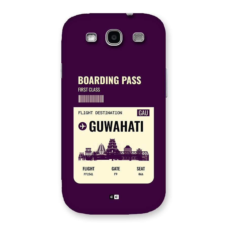 Guwahati Boarding Pass Back Case for Galaxy S3 Neo
