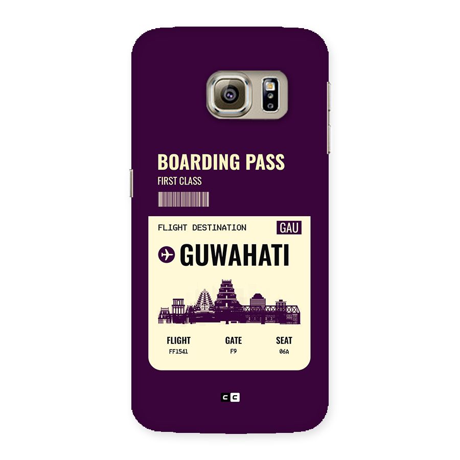 Guwahati Boarding Pass Back Case for Galaxy S6 edge