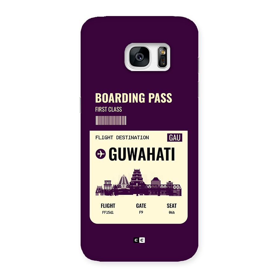 Guwahati Boarding Pass Back Case for Galaxy S7 Edge