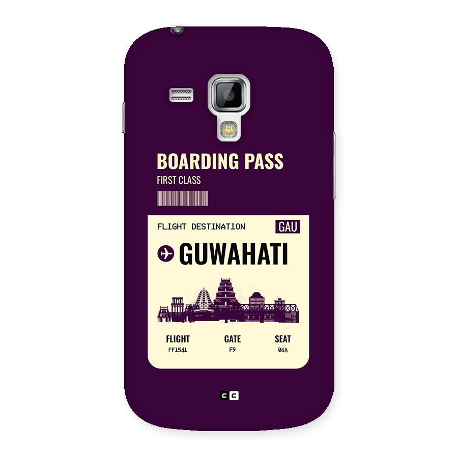 Guwahati Boarding Pass Back Case for Galaxy S Duos