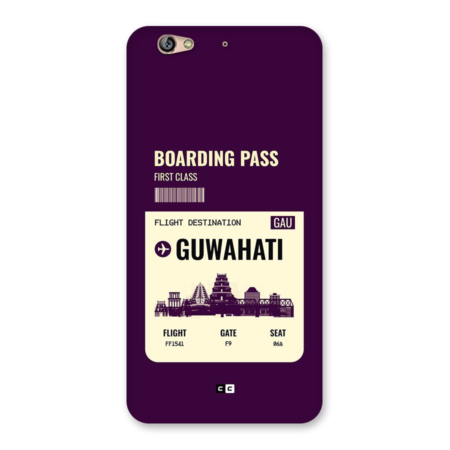 Guwahati Boarding Pass Back Case for Gionee S6