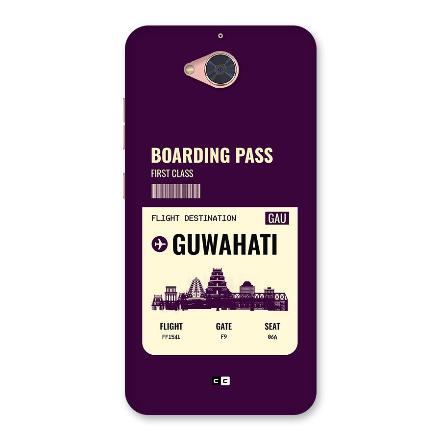 Guwahati Boarding Pass Back Case for Gionee S6 Pro