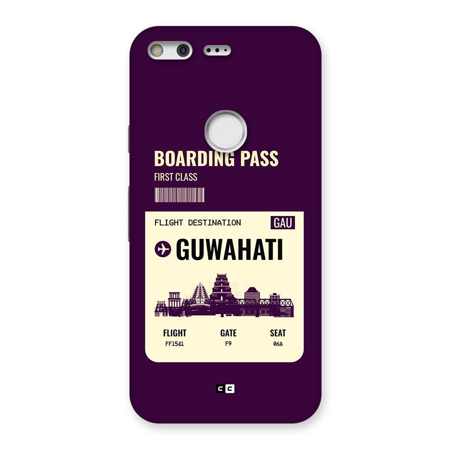 Guwahati Boarding Pass Back Case for Google Pixel