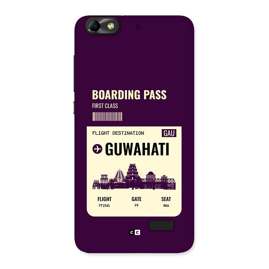 Guwahati Boarding Pass Back Case for Honor 4C