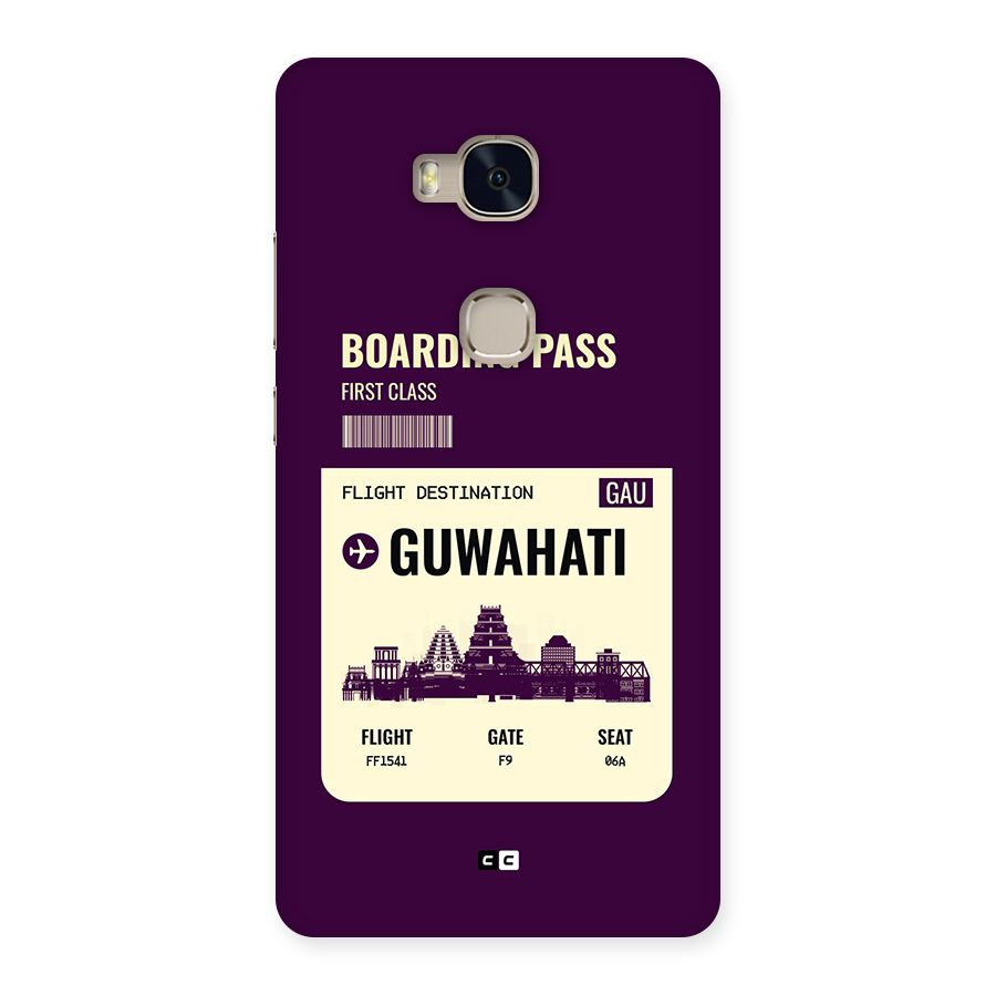 Guwahati Boarding Pass Back Case for Honor 5X