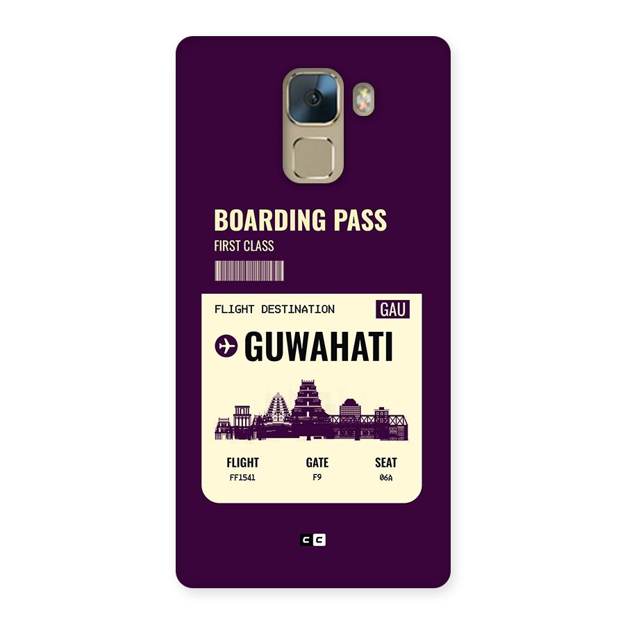 Guwahati Boarding Pass Back Case for Honor 7