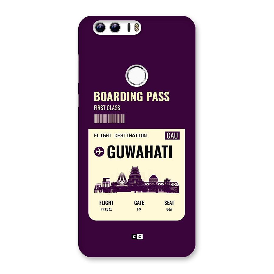 Guwahati Boarding Pass Back Case for Honor 8