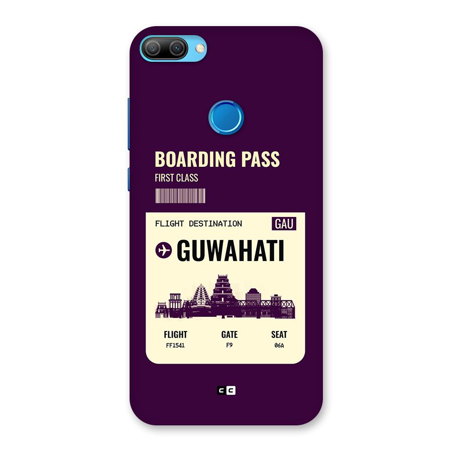 Guwahati Boarding Pass Back Case for Honor 9N