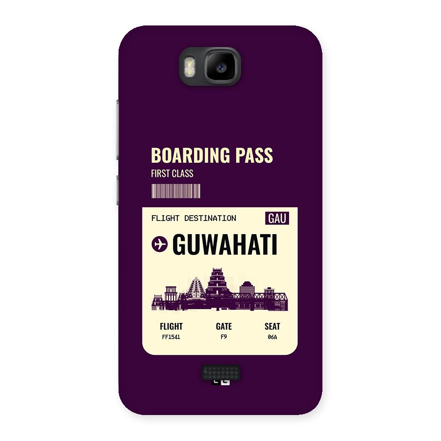 Guwahati Boarding Pass Back Case for Honor Bee