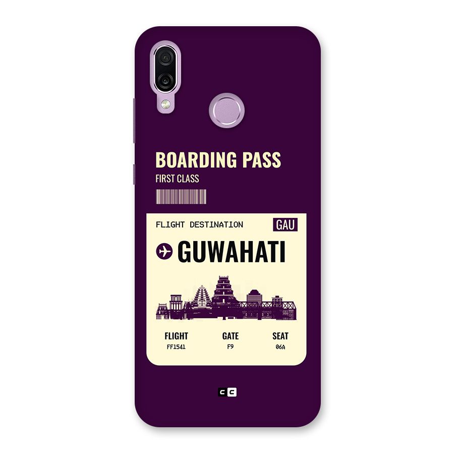 Guwahati Boarding Pass Back Case for Honor Play