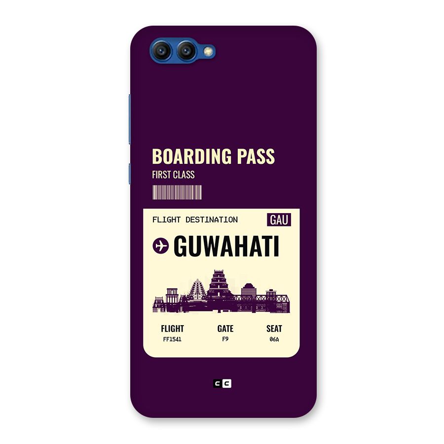 Guwahati Boarding Pass Back Case for Honor View 10