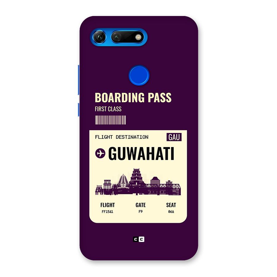 Guwahati Boarding Pass Back Case for Honor View 20