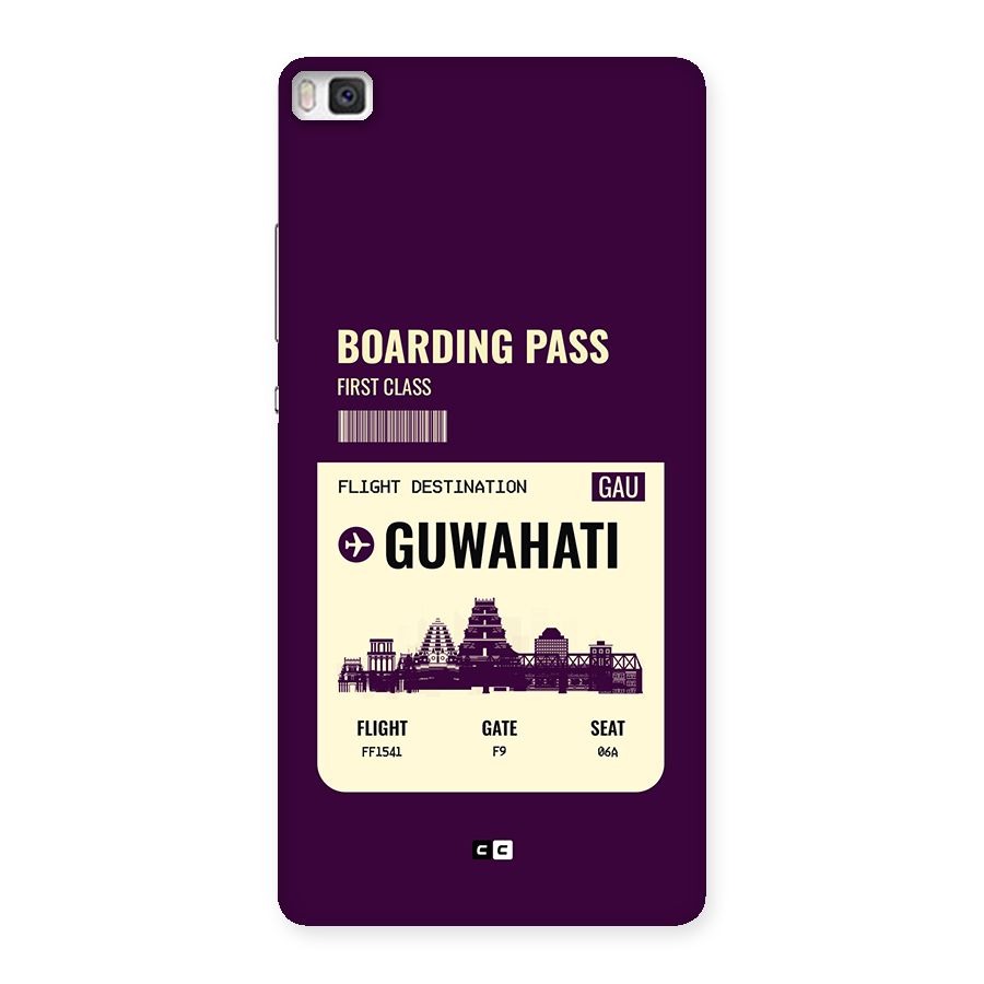 Guwahati Boarding Pass Back Case for Huawei P8