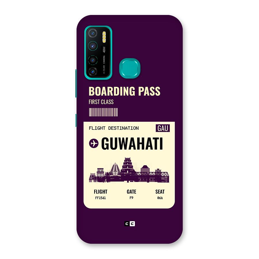 Guwahati Boarding Pass Back Case for Infinix Hot 9 Pro