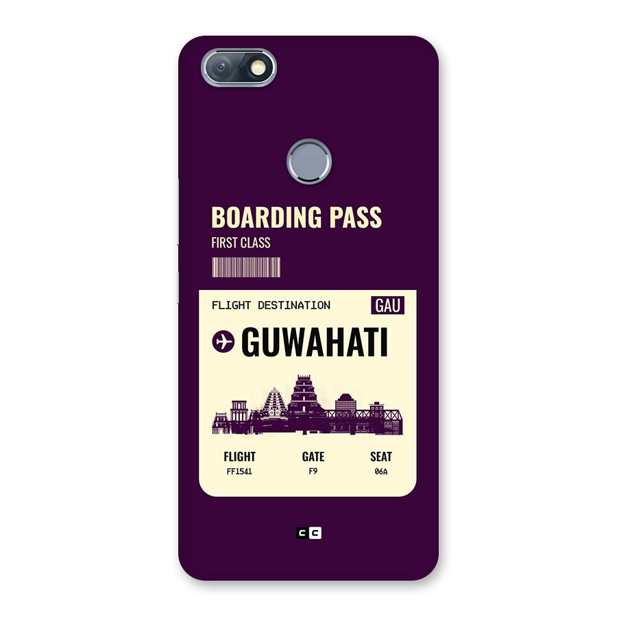 Guwahati Boarding Pass Back Case for Infinix Note 5