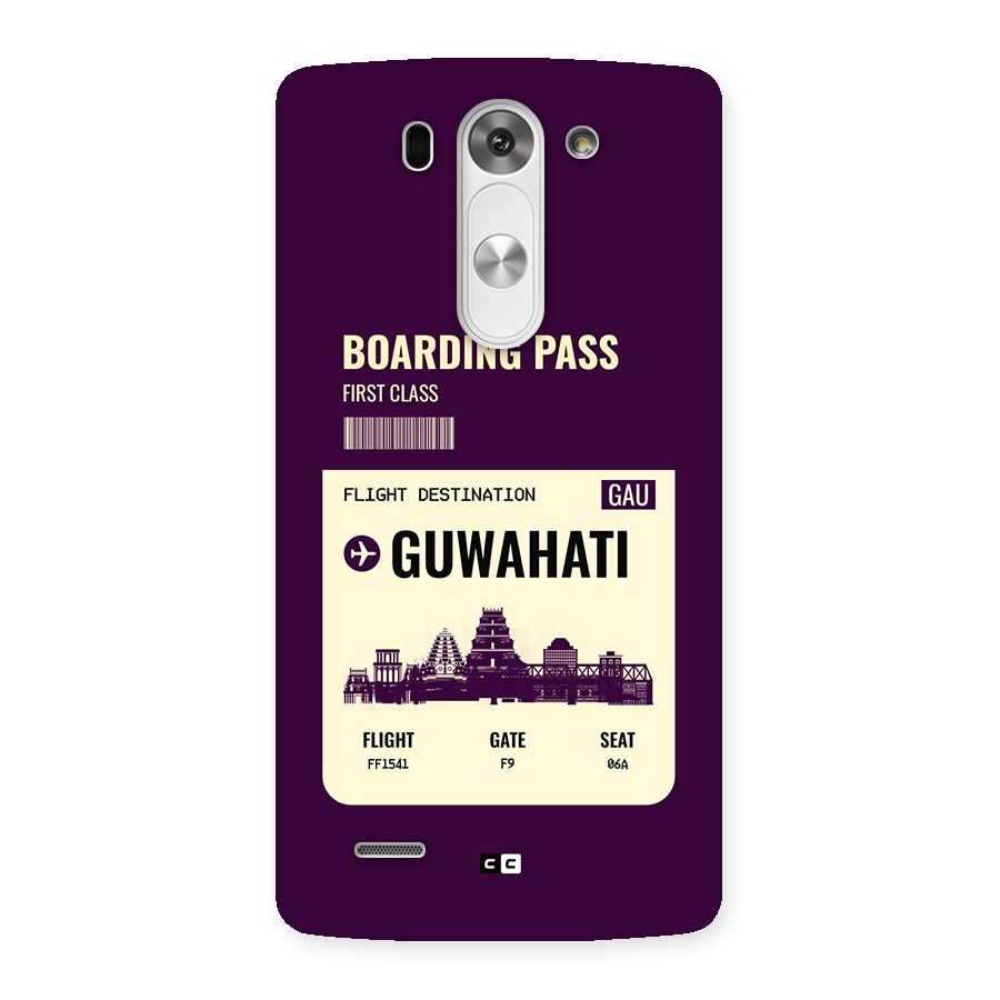 Guwahati Boarding Pass Back Case for LG G3 Mini