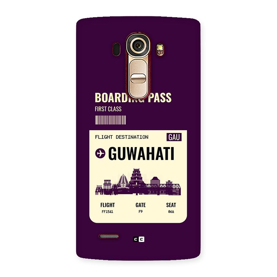 Guwahati Boarding Pass Back Case for LG G4