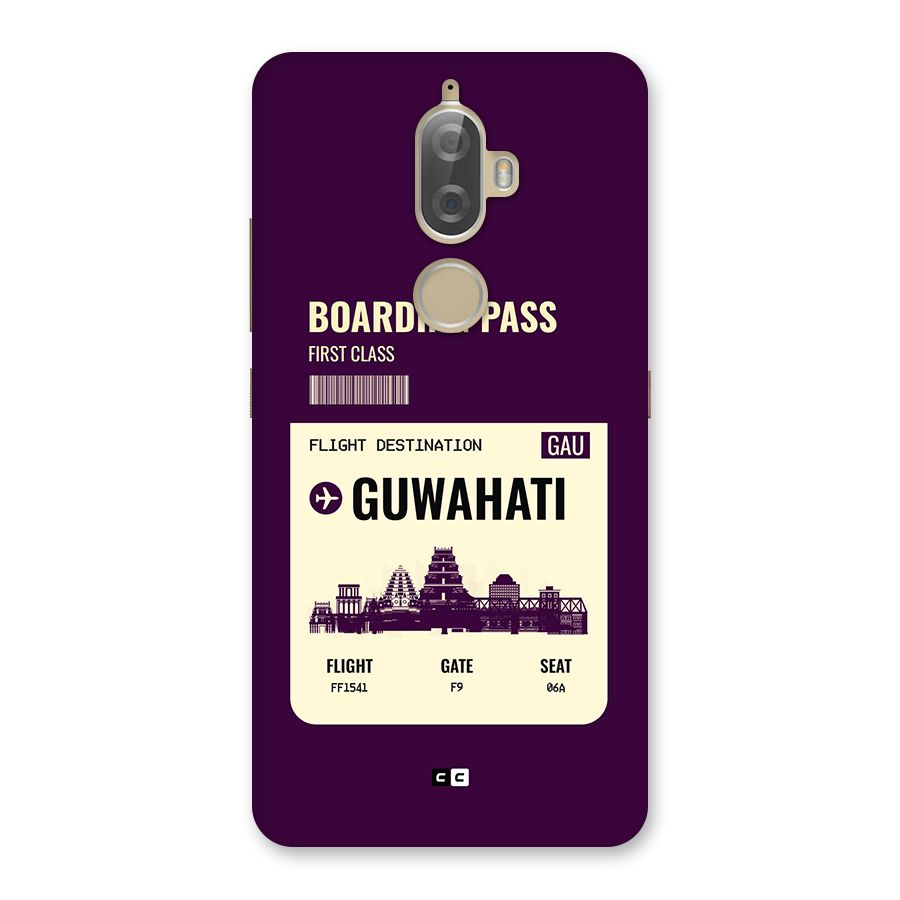 Guwahati Boarding Pass Back Case for Lenovo K8 Plus