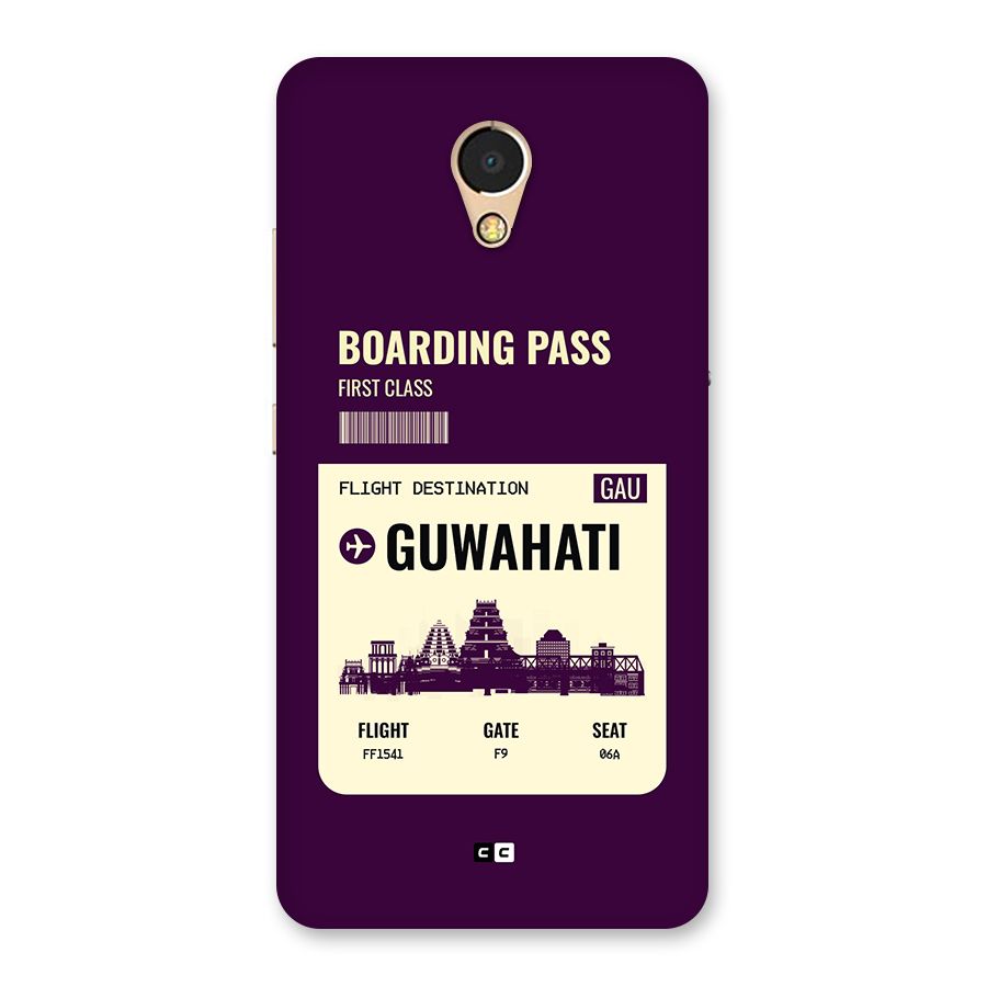 Guwahati Boarding Pass Back Case for Lenovo P2