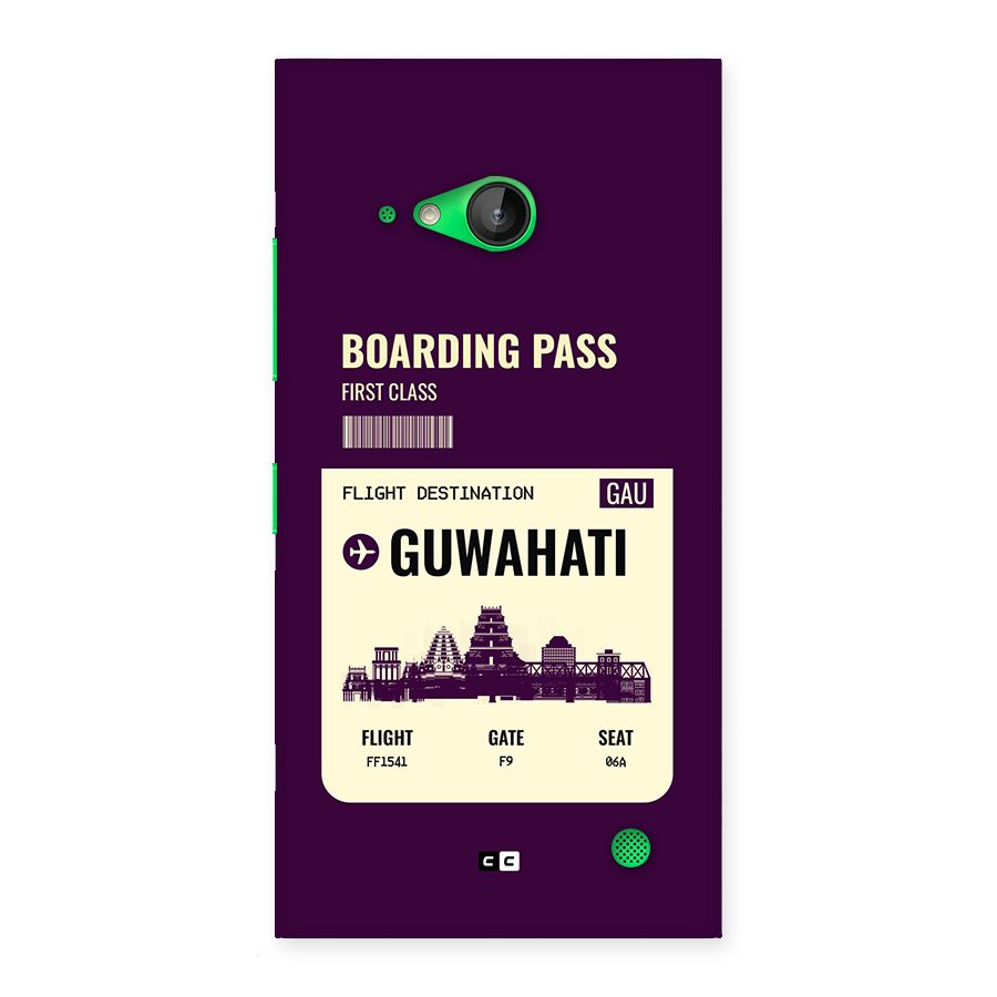 Guwahati Boarding Pass Back Case for Lumia 730