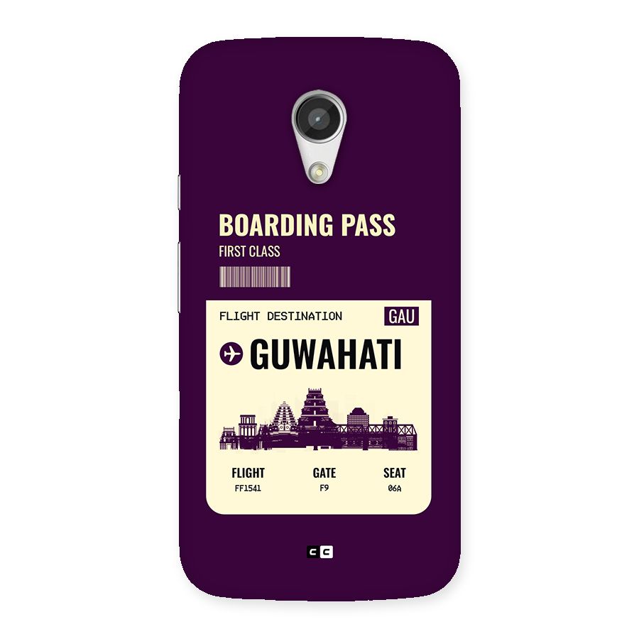 Guwahati Boarding Pass Back Case for Moto G 2nd Gen