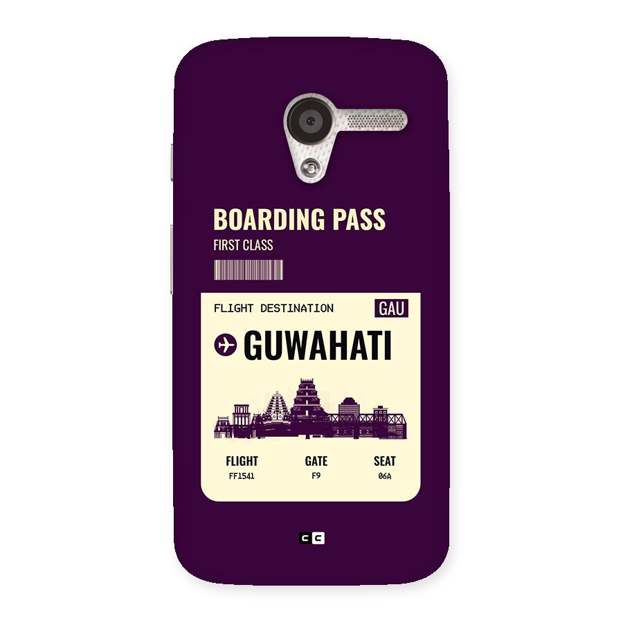 Guwahati Boarding Pass Back Case for Moto X