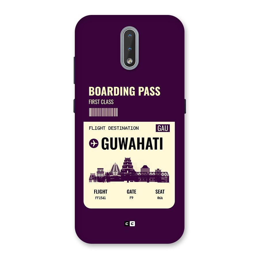 Guwahati Boarding Pass Back Case for Nokia 2.3