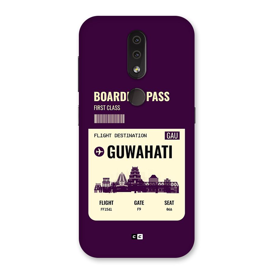 Guwahati Boarding Pass Back Case for Nokia 4.2