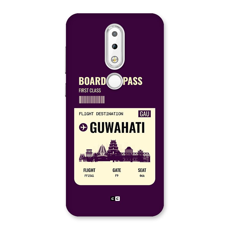 Guwahati Boarding Pass Back Case for Nokia 6.1 Plus