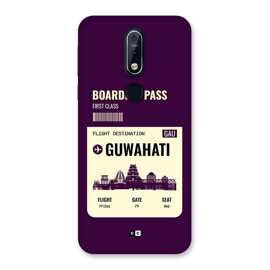 Guwahati Boarding Pass Back Case for Nokia 7.1