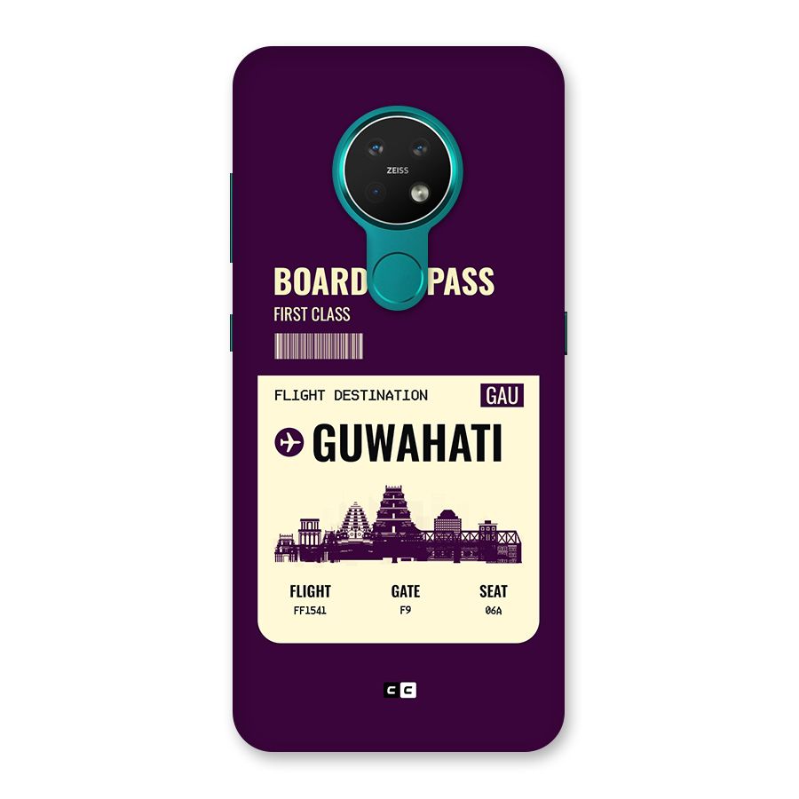 Guwahati Boarding Pass Back Case for Nokia 7.2